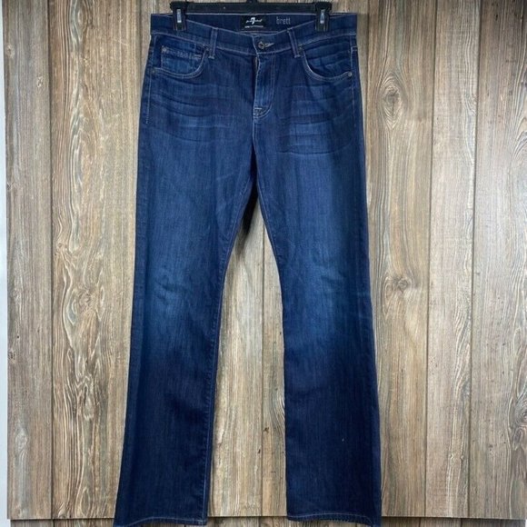 7 For All Mankind Brett Modern Bootcut In LA Jeans - Picture 7 of 11